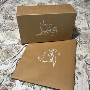 Christian Louboutin shopping bag and shoebox